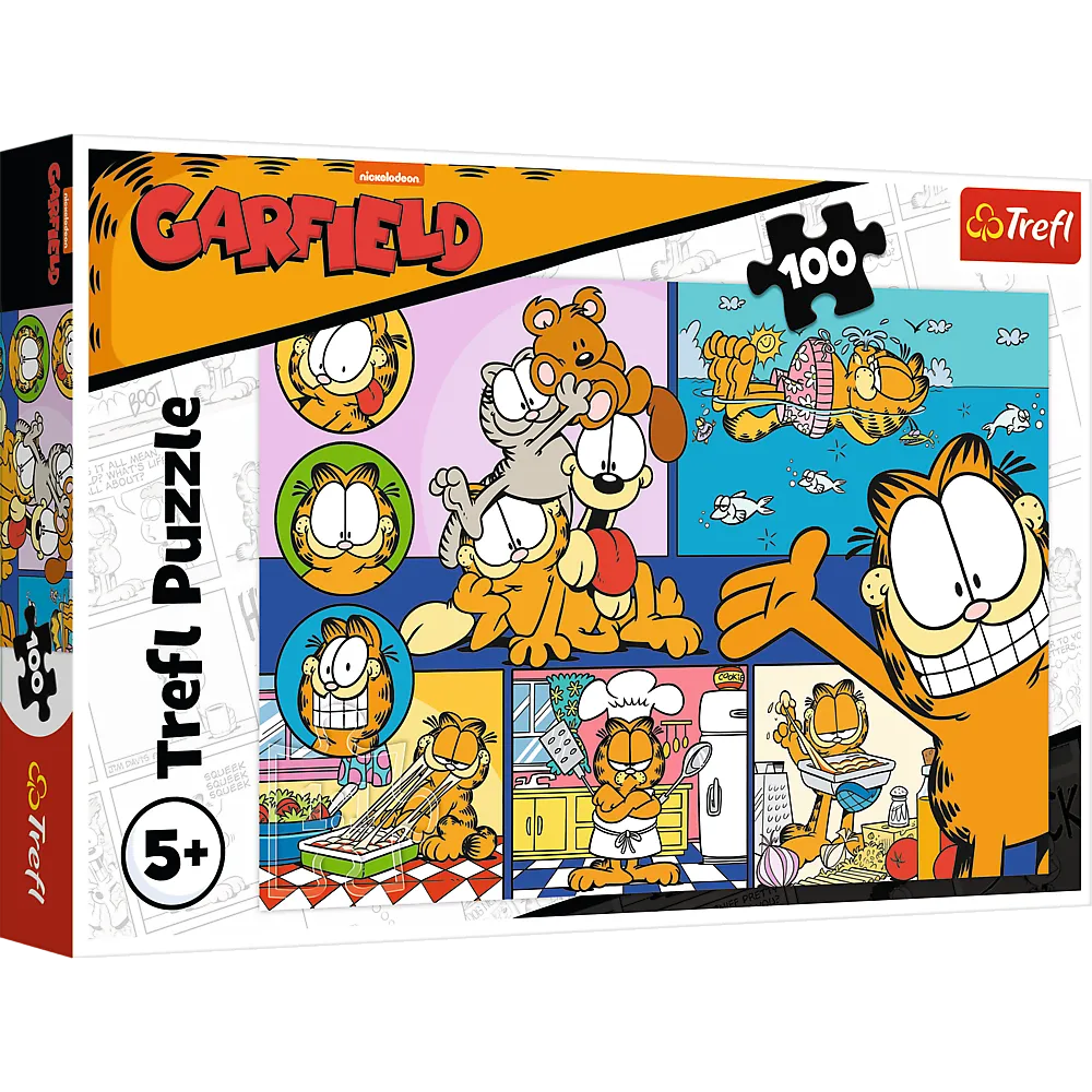 Trefl „Tingusis Garfieldas“ – 100 det. dėlionė