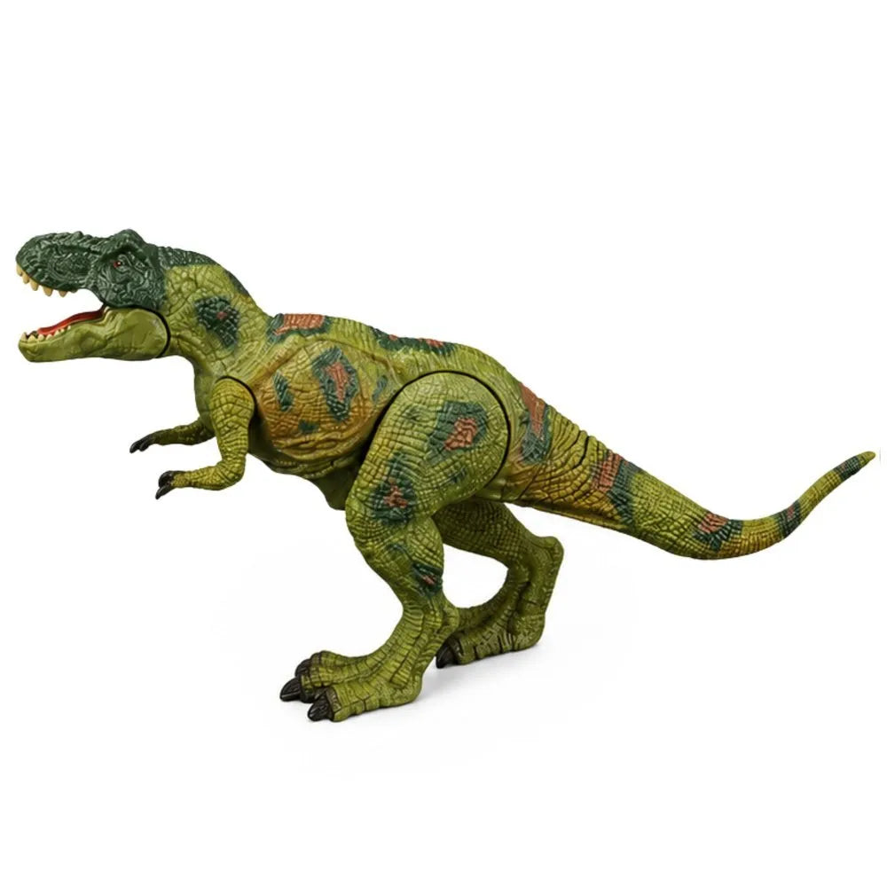 T‑Rex dinozaurų medžiotojo rinkinys su visureigiu, garsais ir aksesuarais