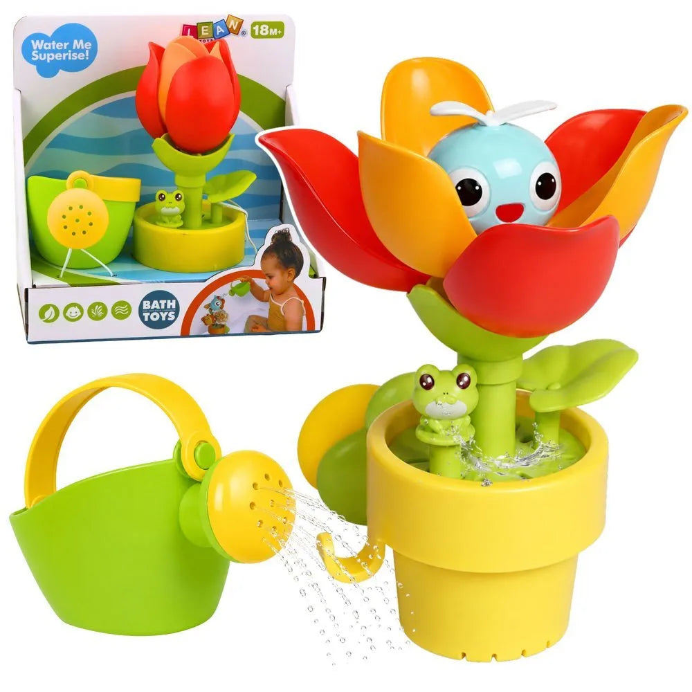 Tulpės formos vonios žaislas – vandens fontanas