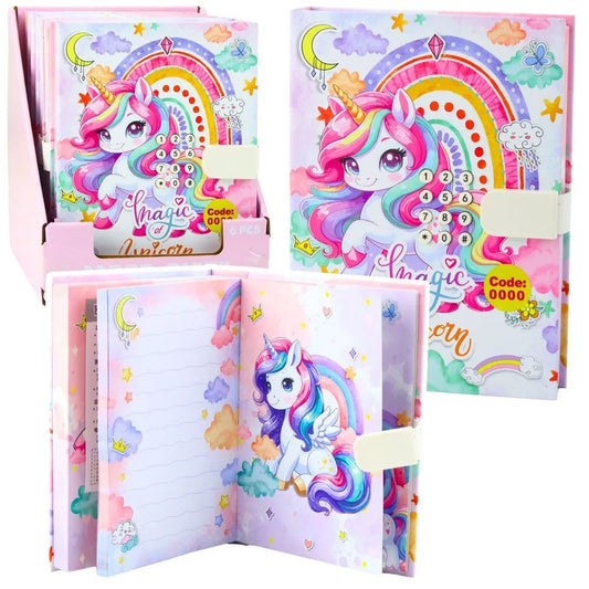 Unicorn kodinis dienoraštis su melodija