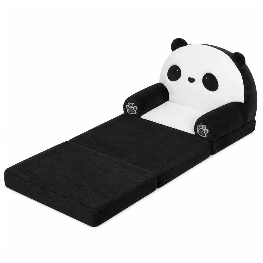 Vaikiškas 2‑in‑1 atsilenkiantis krėslas–gultas „Panda“