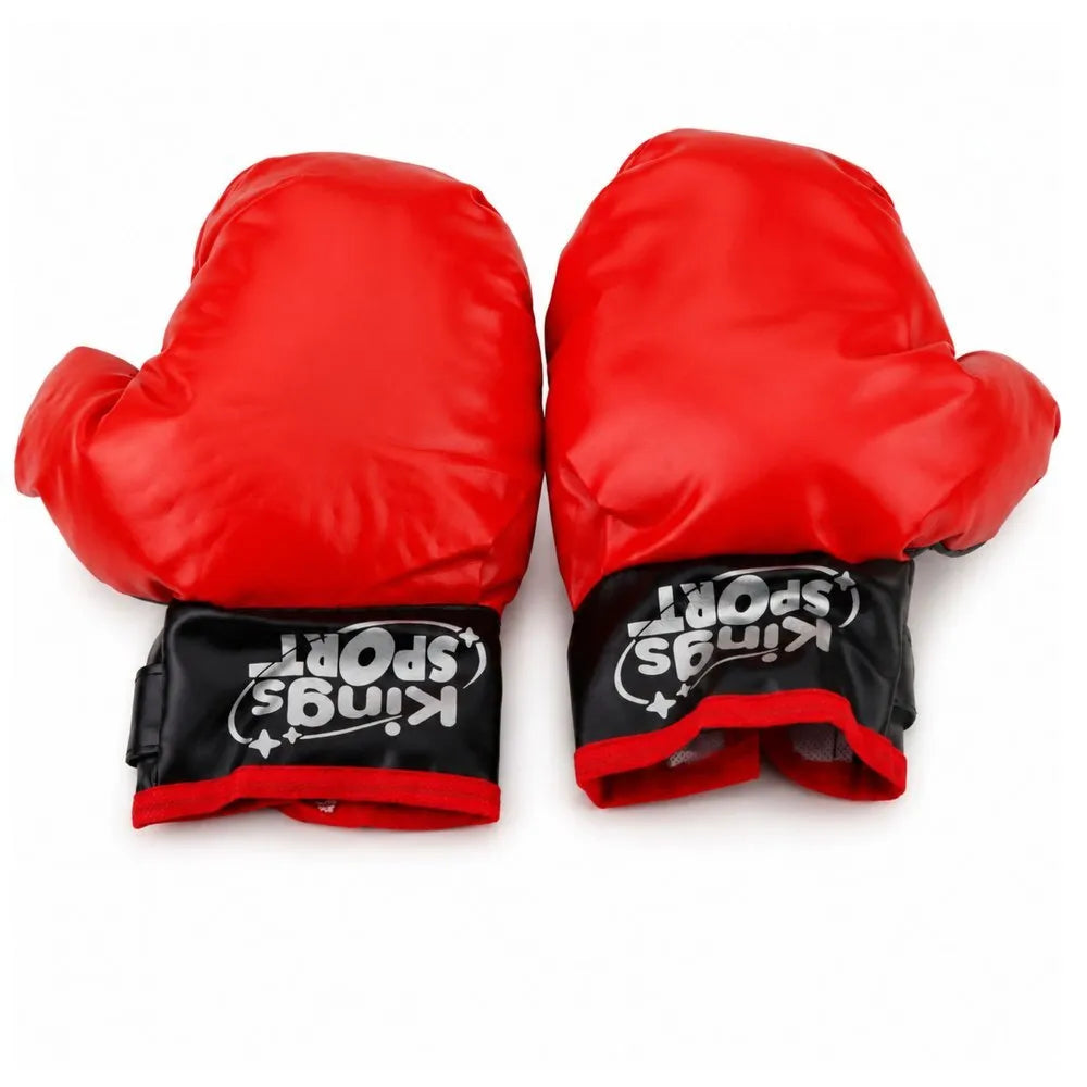 Vaikiškas bokso maišas su Muay Thai pirštinėmis – dydis M