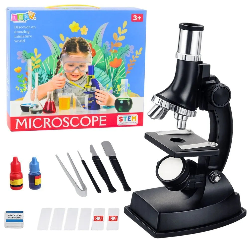Vaikiškas edukacinis mikroskopas 300X STEM