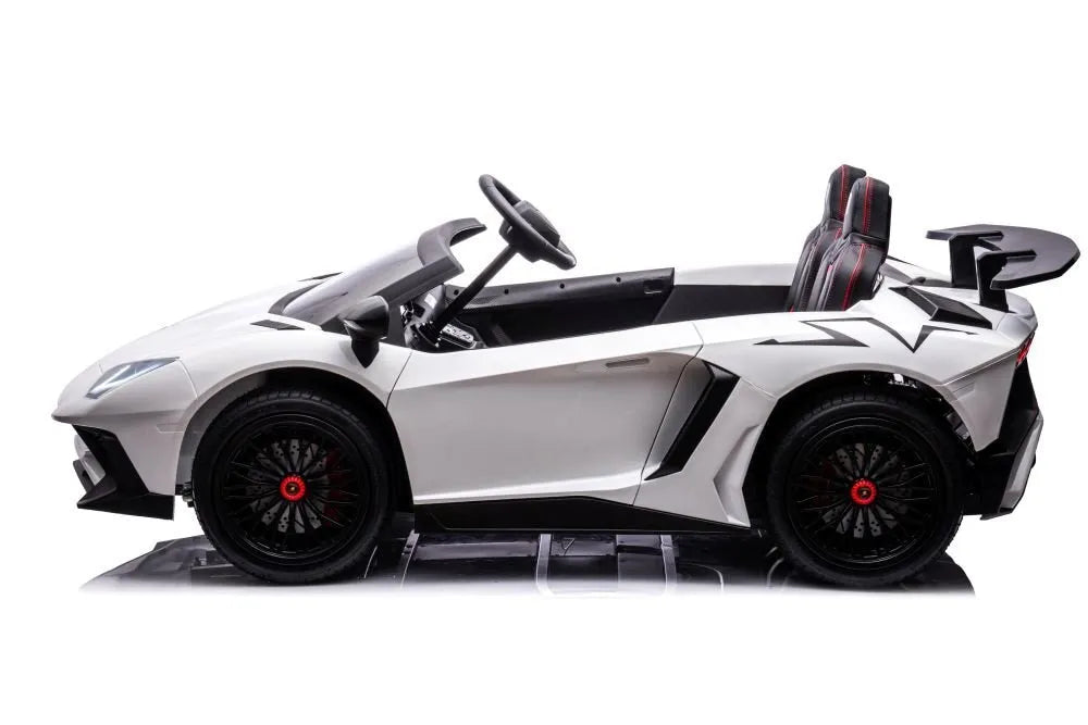 Vaikiškas elektromobilis Lamborghini XXL A8803 – baltas