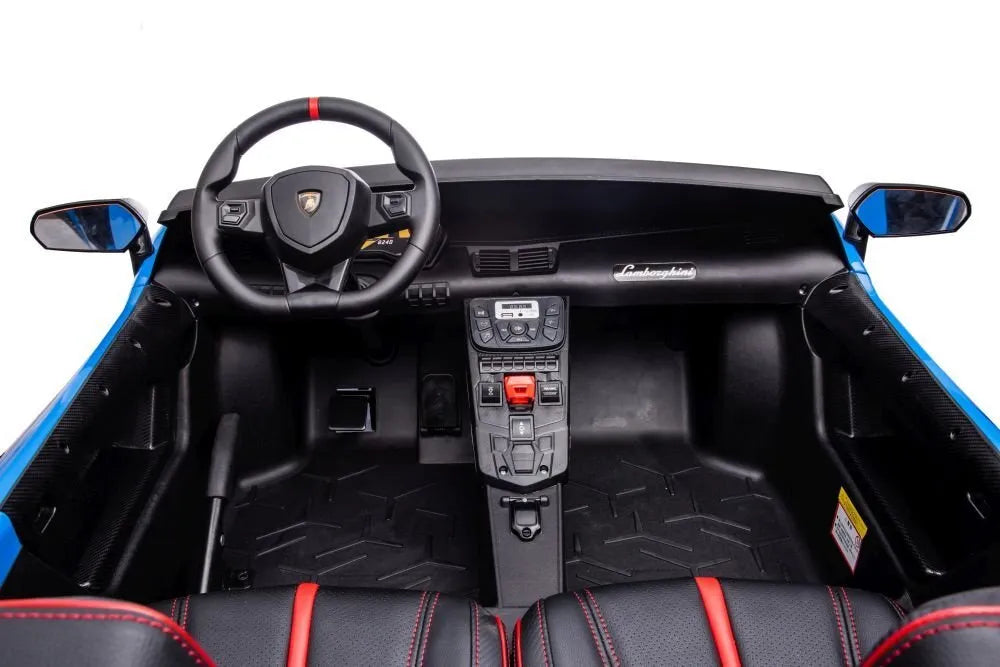 Vaikiškas elektromobilis Lamborghini XXL A8803 – mėlynas