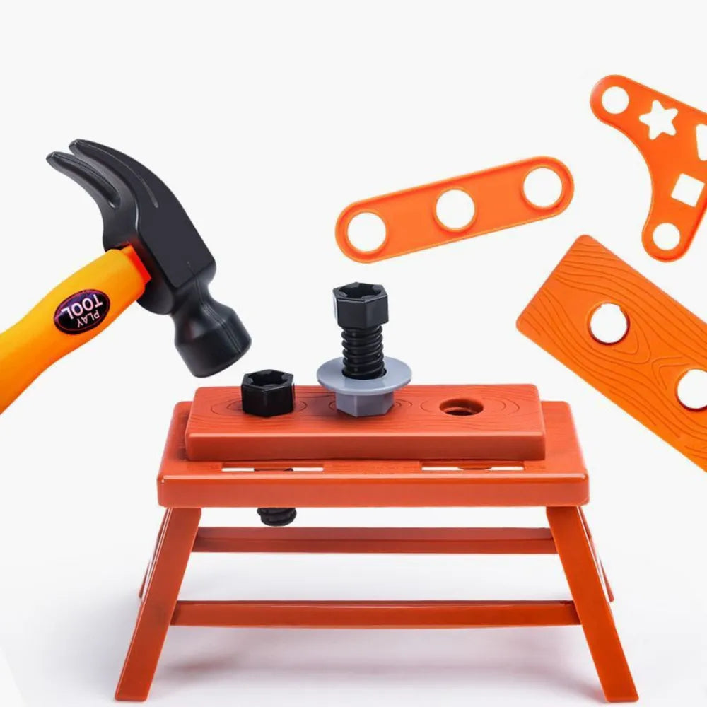 Vaikiškas įrankių rinkinys su elektriniu atsuktuvu
