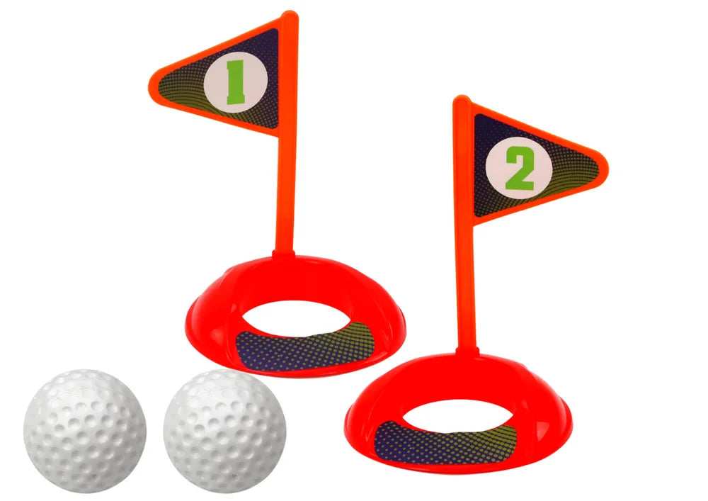 Vaikiškas mini golfas su vežimėliu