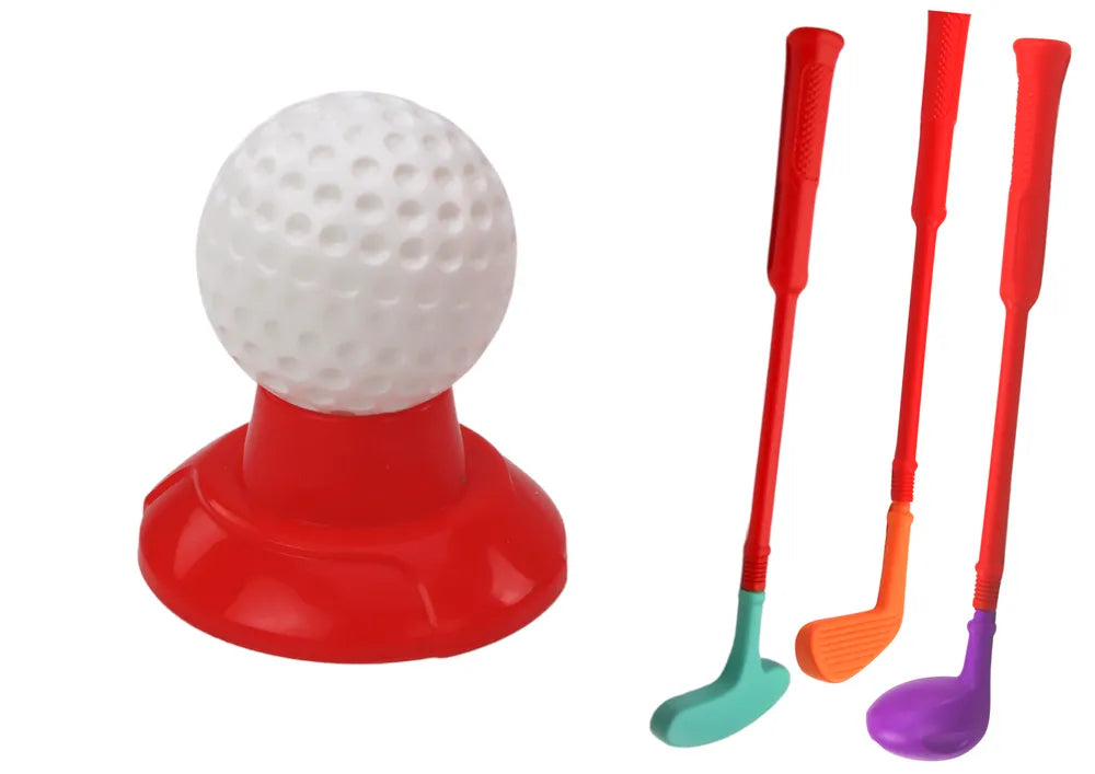 Vaikiškas mini golfas su vežimėliu