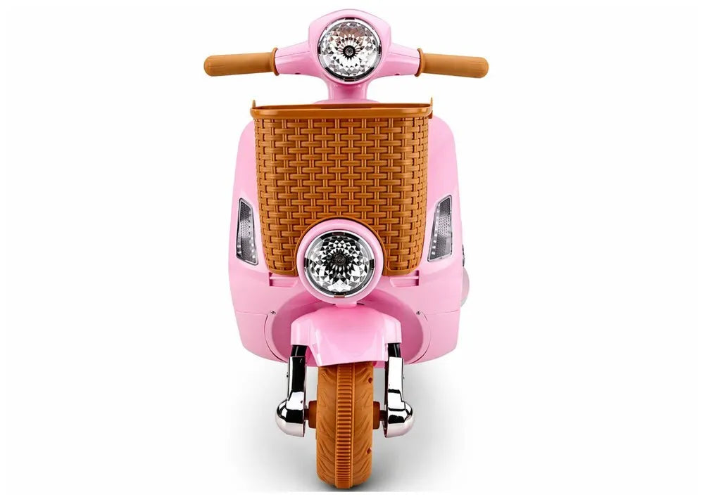 Vespa XW‑03 rožinis 12V paspirtukas
