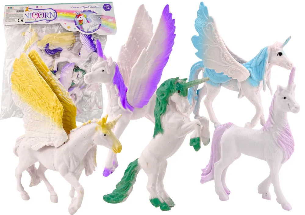 Vienaragių Pegasų figūrėlės 6 vnt