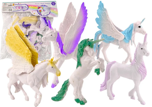 Vienaragių Pegasų figūrėlės 6 vnt