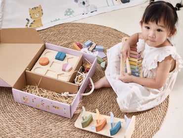 Viga Colour Crafters Box (18–24 mėn.) – spalvų, garsų ir formų atradimų rinkinys