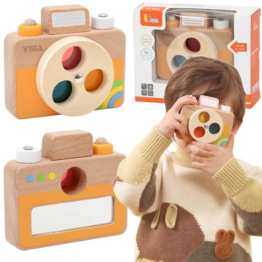 „VIGA“ medinis fotoaparatas – spalvos ir garsai