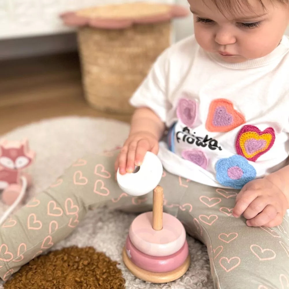 VIGA PolarB rinkinys, medinė lapės piramidė + lapė traukimui