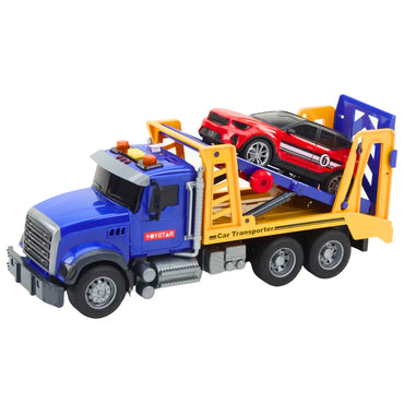 Vilkikas su tralu ir automobiliu 30 cm