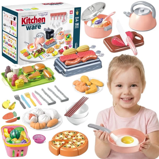 Woopie 108 dalių virtuvės rinkinys