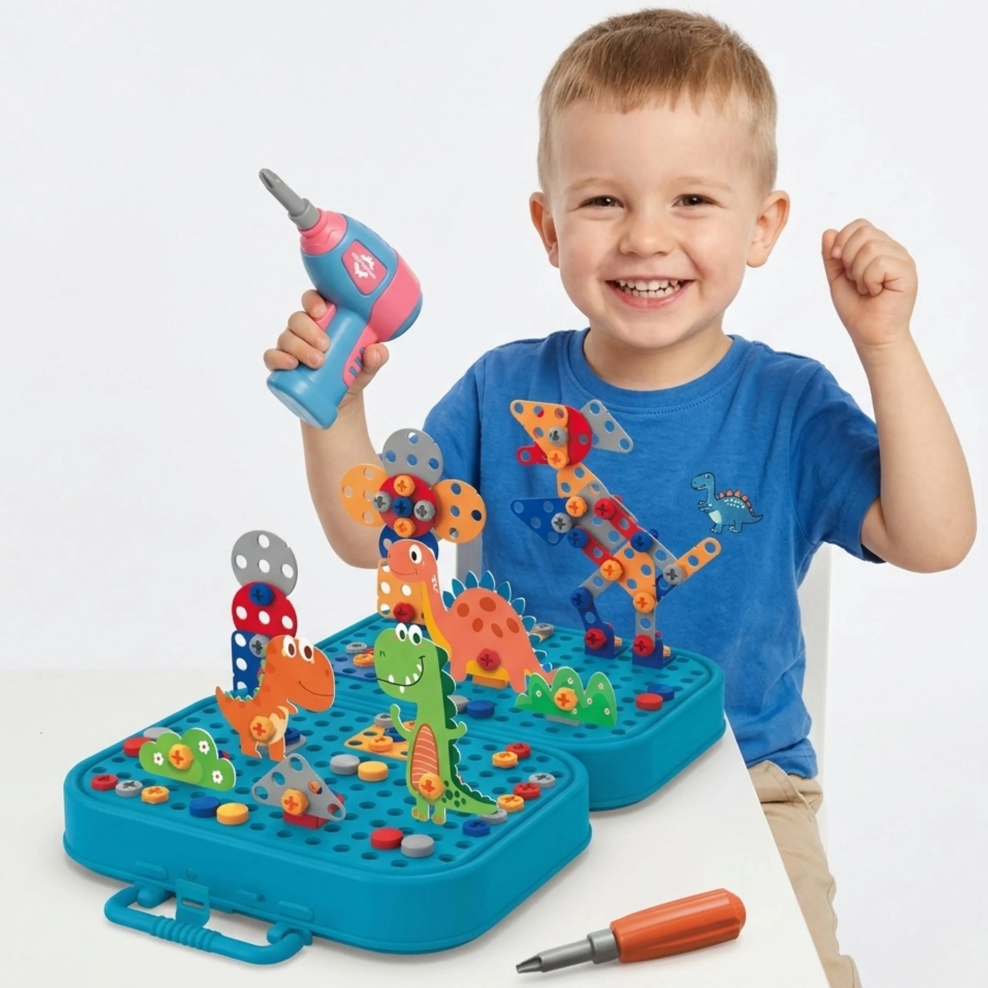 Woopie 228 dalių 3D konstruktorius lagaminėlyje