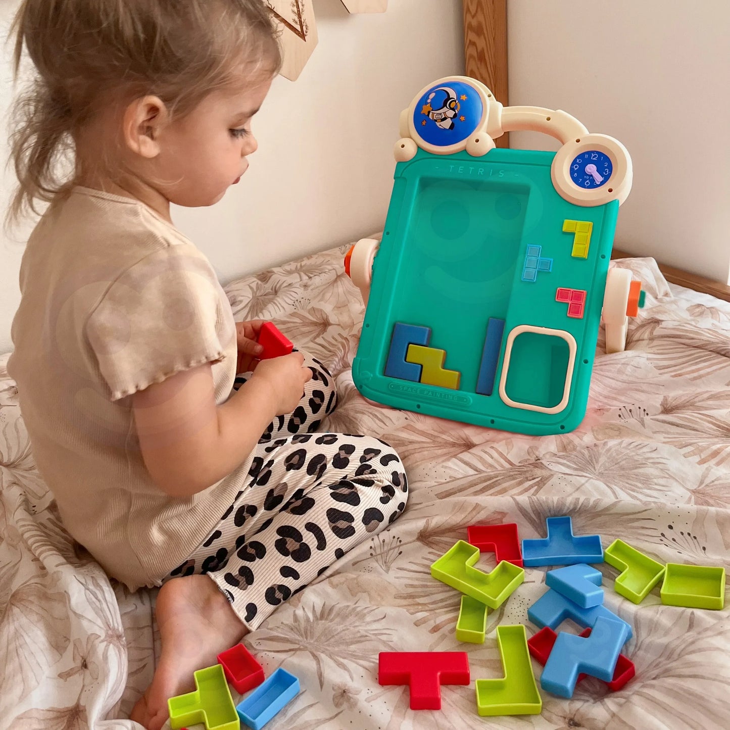 Woopie 2in1 dvipusė piešimo lenta ir Tetris žaidimas