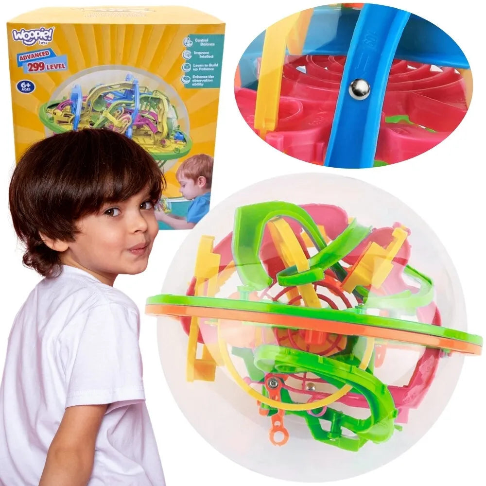 Woopie 3D erdvinis labirintas skaidriame rutulyje