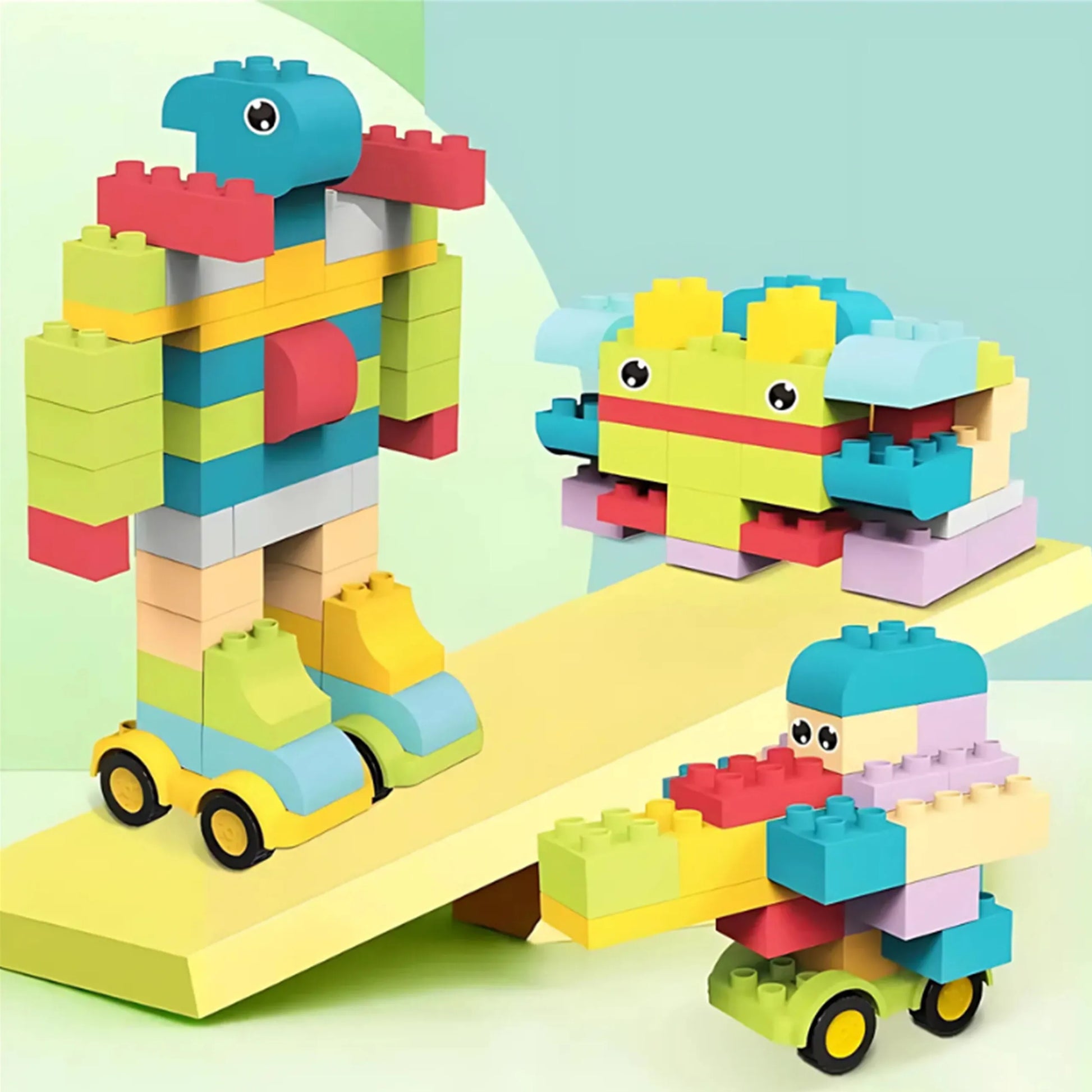 Woopie 3D minkšti konstruktoriai (86 el.)