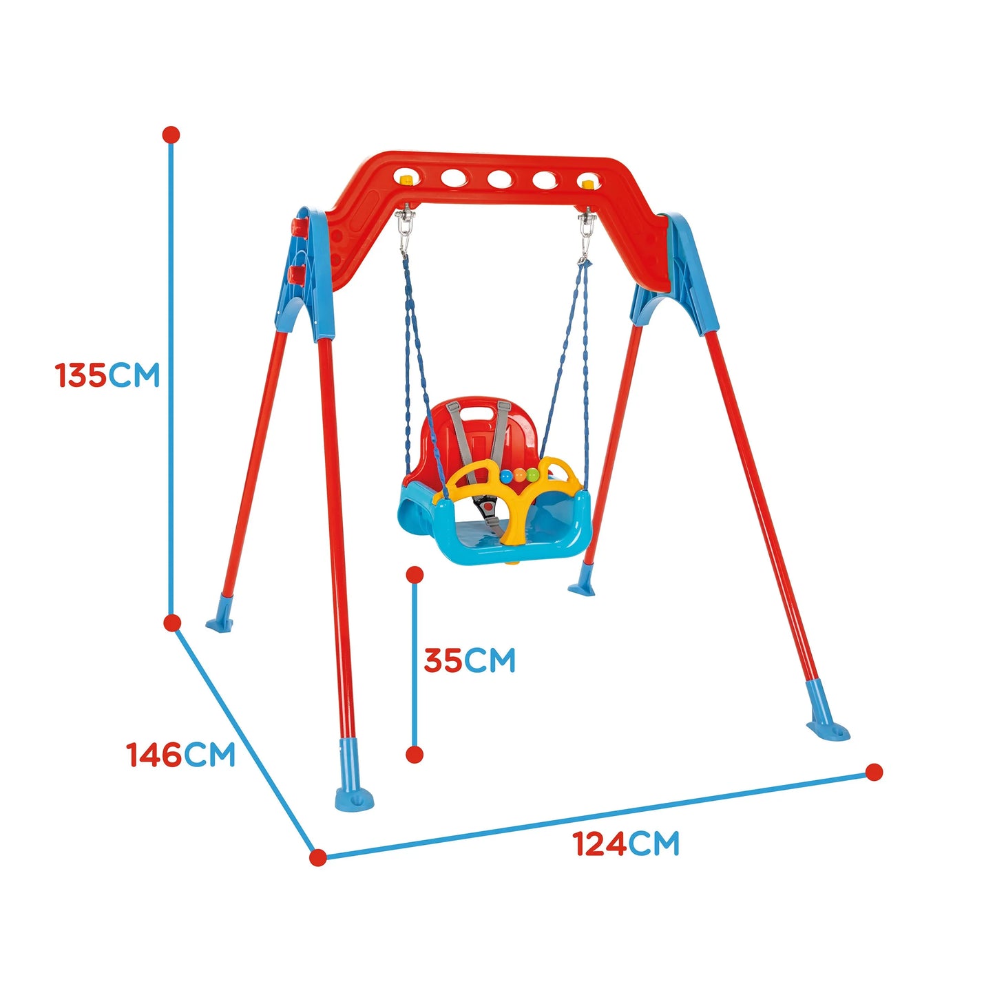 Woopie 3in1 supynė – auga kartu su vaiku