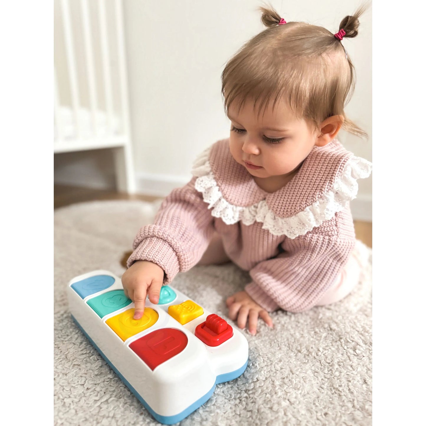 Woopie Baby edukacinė „Pop‑Up“ iššokančių gyvūnėlių dėžutė