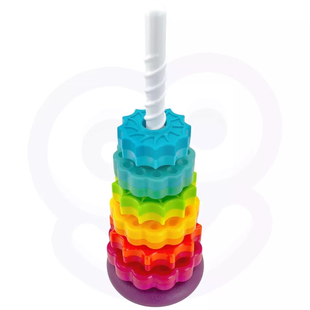 WOOPIE BABY Edukacinė piramidė susukta bokšto figūrėlė