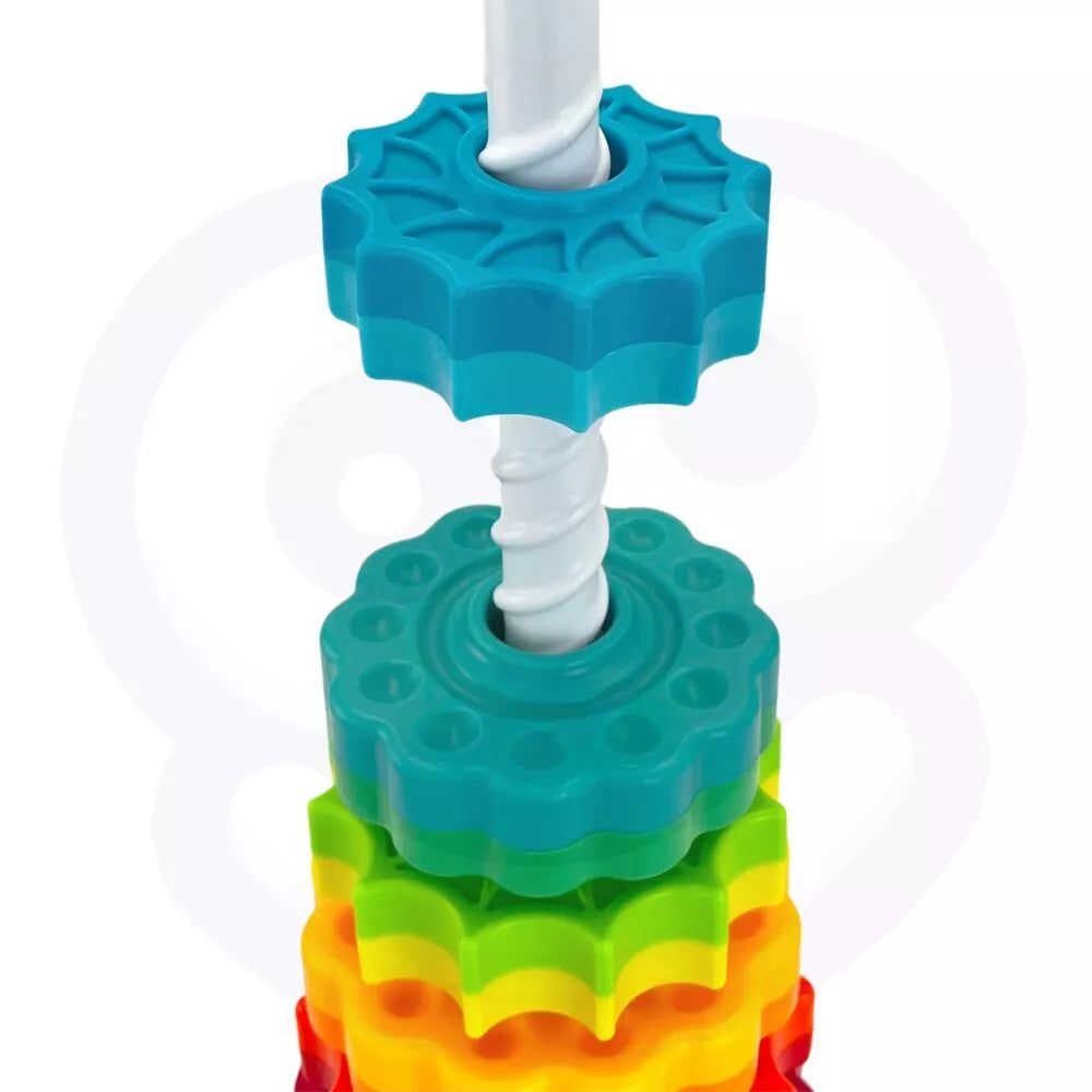 WOOPIE BABY Edukacinė piramidė susukta bokšto figūrėlė