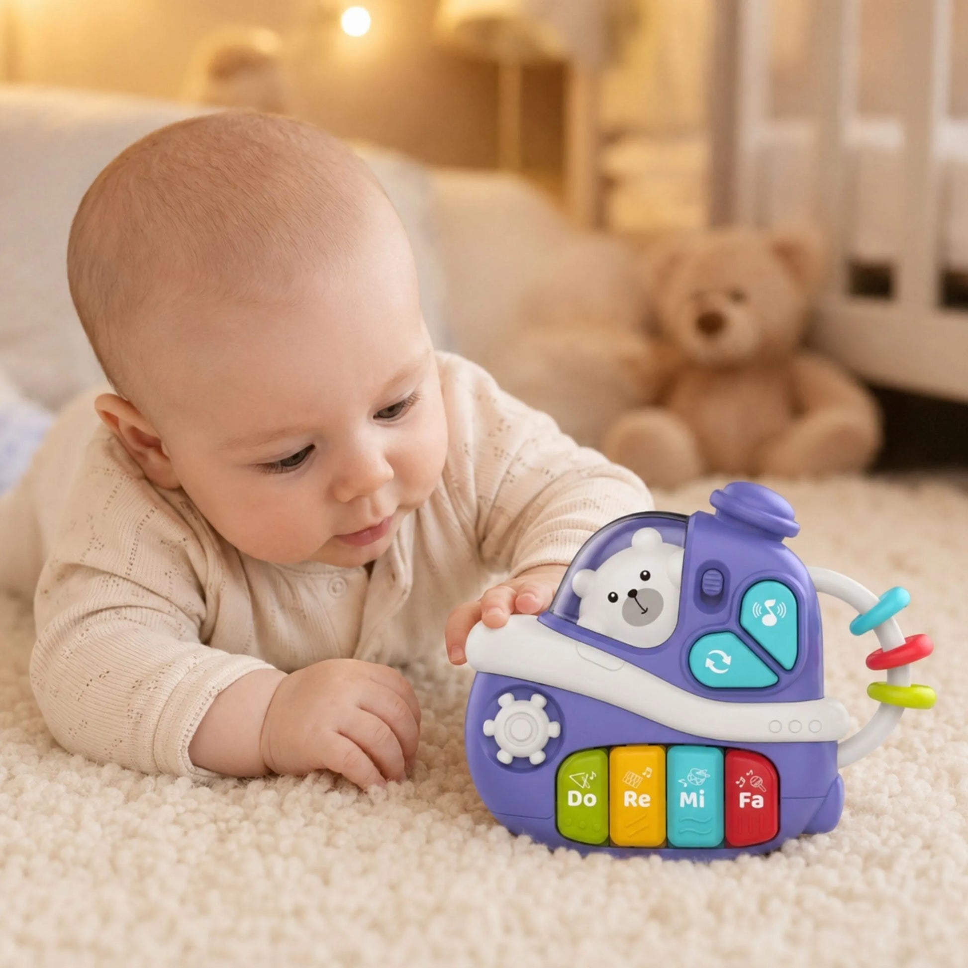 Woopie Baby interaktyvus muzikinis laivelis