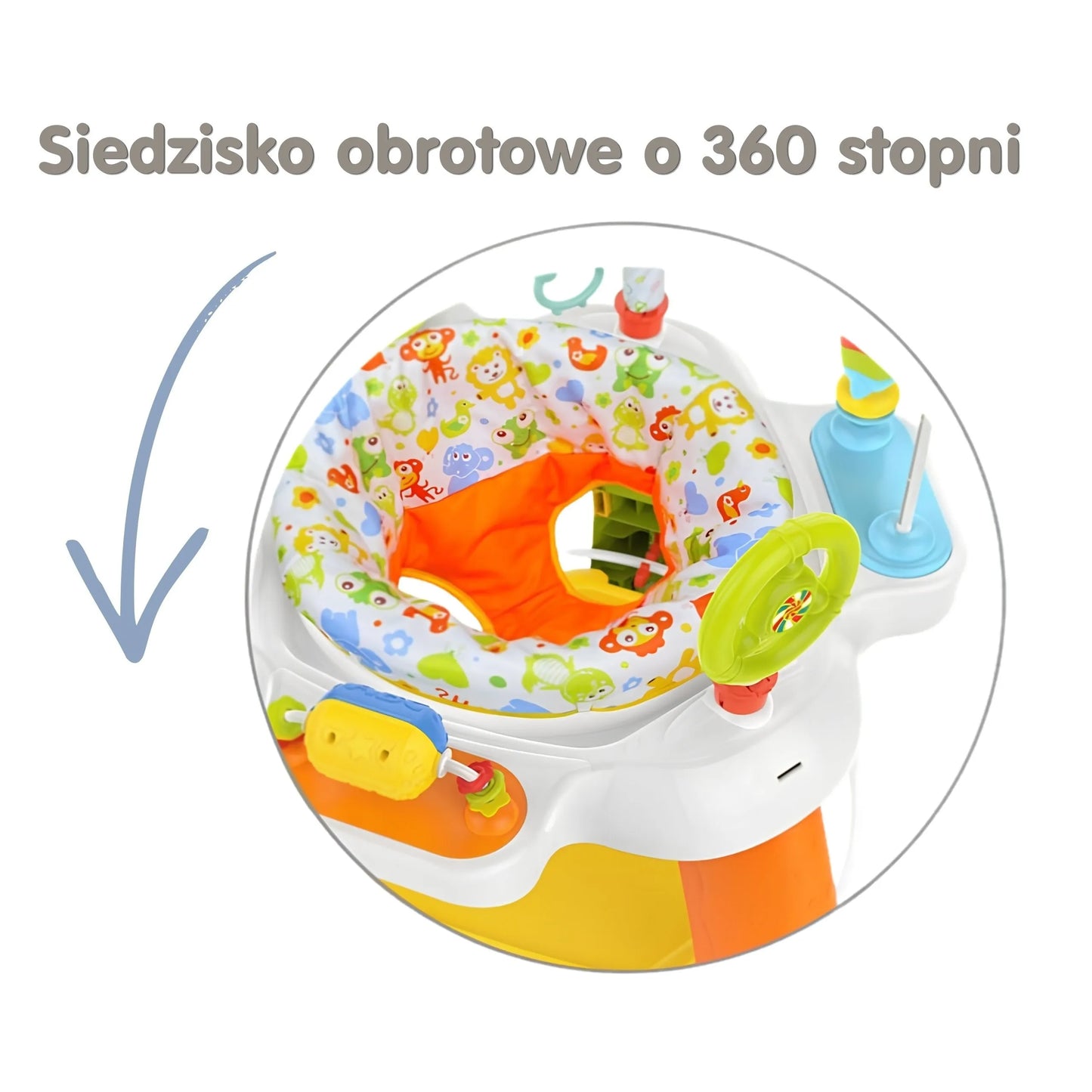 WOOPIE BABY interaktyvus šokliukas–lavinimo centras