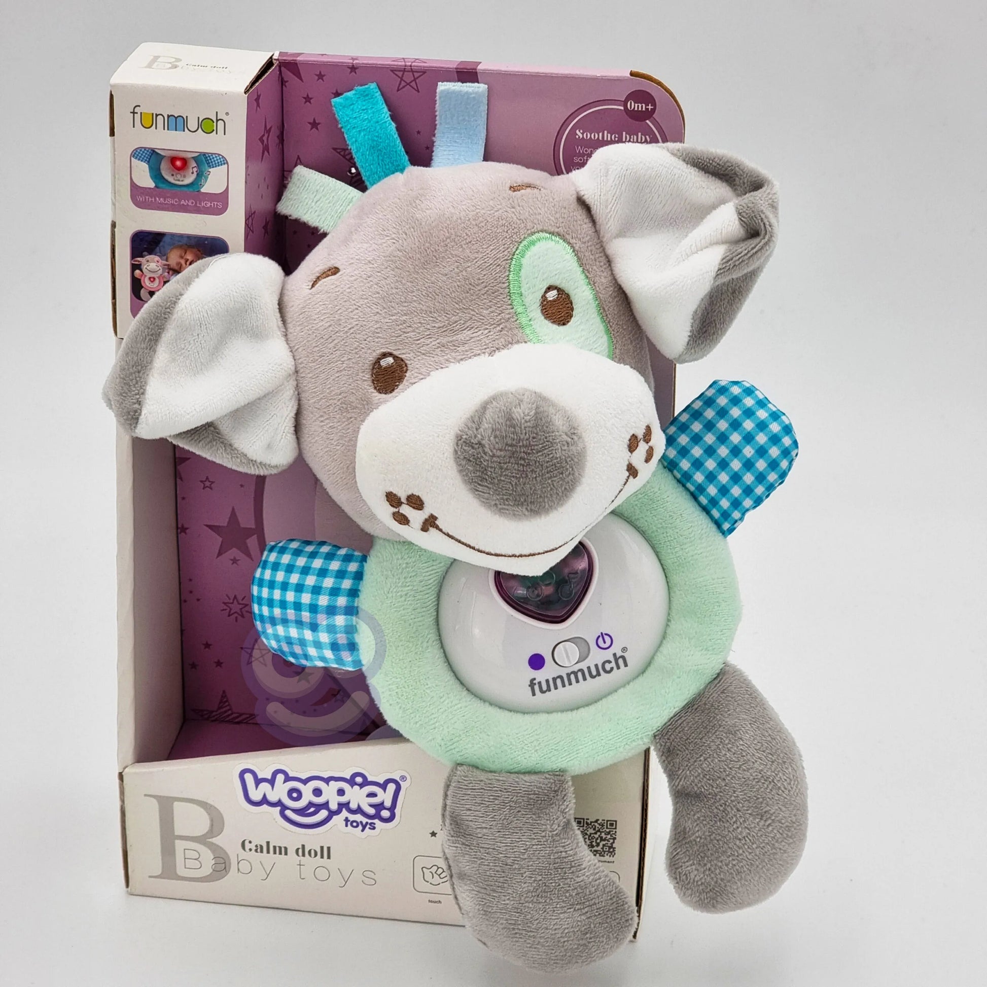 Woopie Baby migdukas–šuniukas su šviesomis ir melodijomis