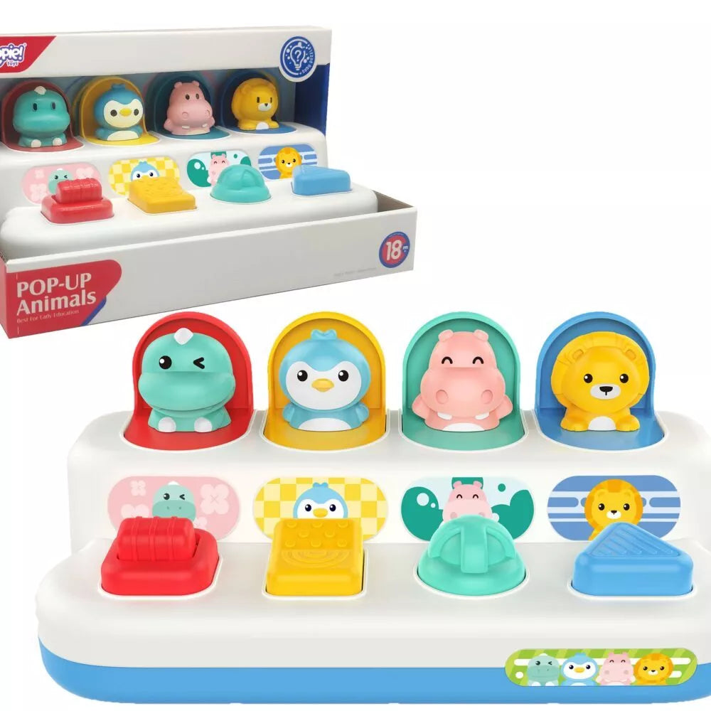 Lavinantis žaislas iššokantys gyvūnai POP-UP