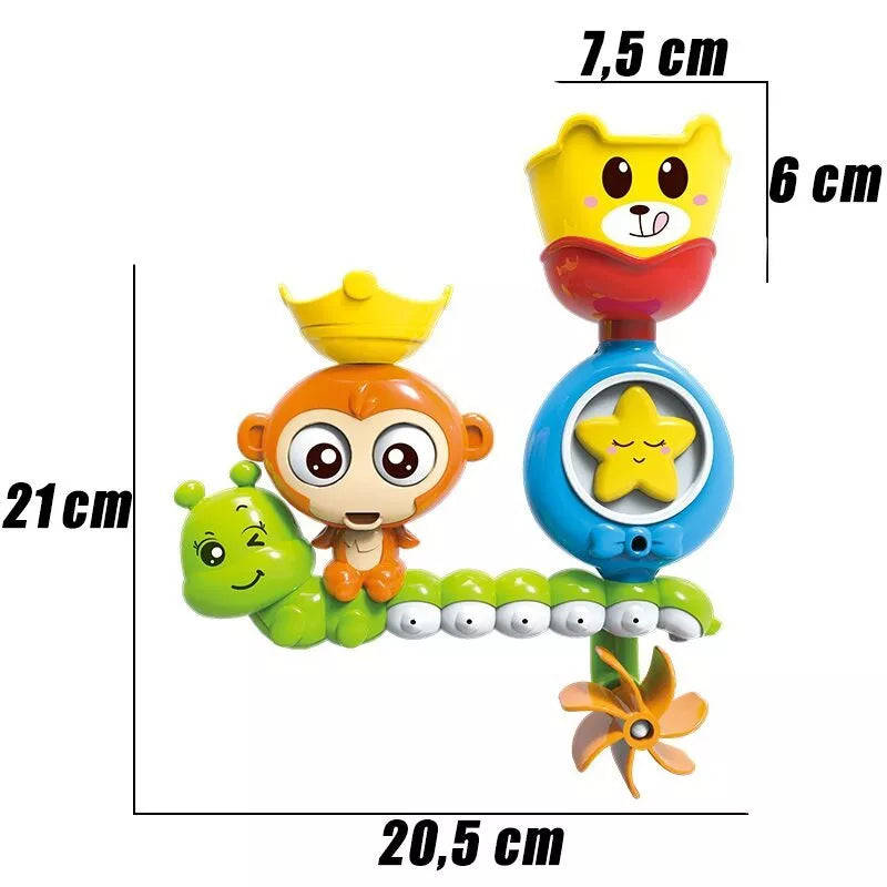 Vonios vandens žaislas beždžionėlė su puodeliu