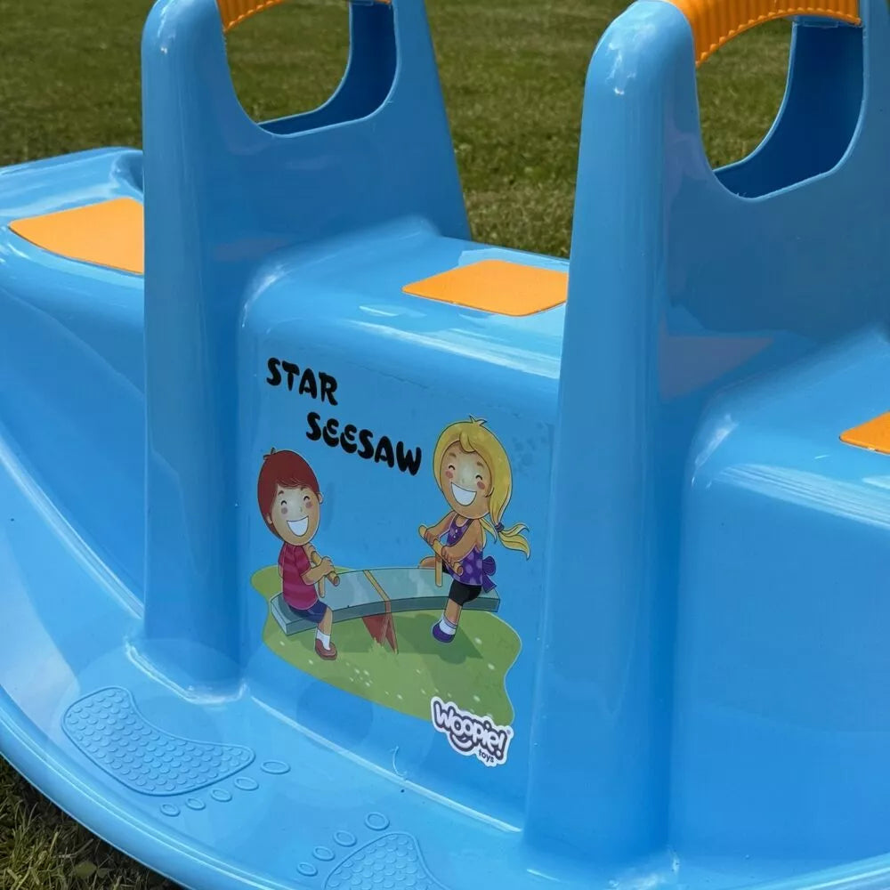 WOOPIE daugiaasmenė supamoji sūpuoklė STAR, mėlyna