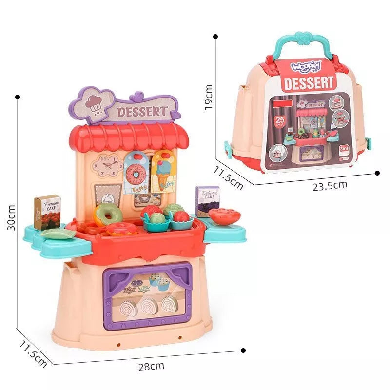 Ledų parduotuvė 3in1 lagaminas