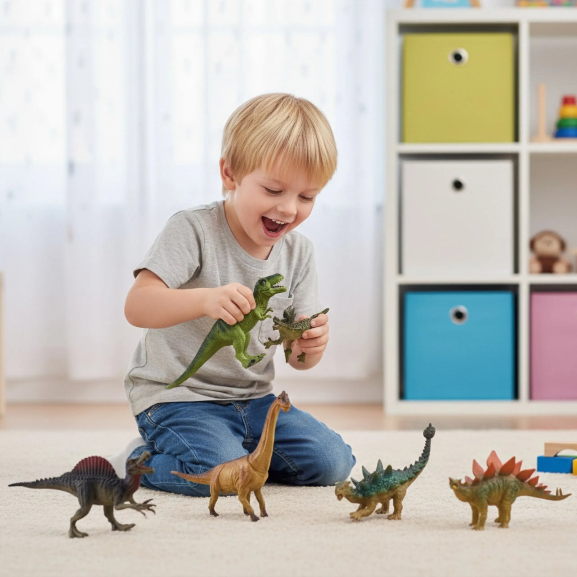 Woopie dinozaurų figūrėlių rinkinys (6 el.)