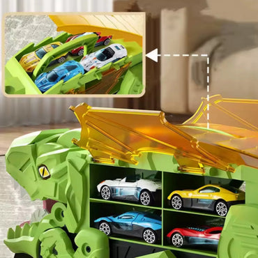 WOOPIE dinozaurų trasos ir transporto priemonių rinkinys