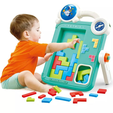 WOOPIE dvipusė piešimo lenta 2in1 Tetris žaidimas