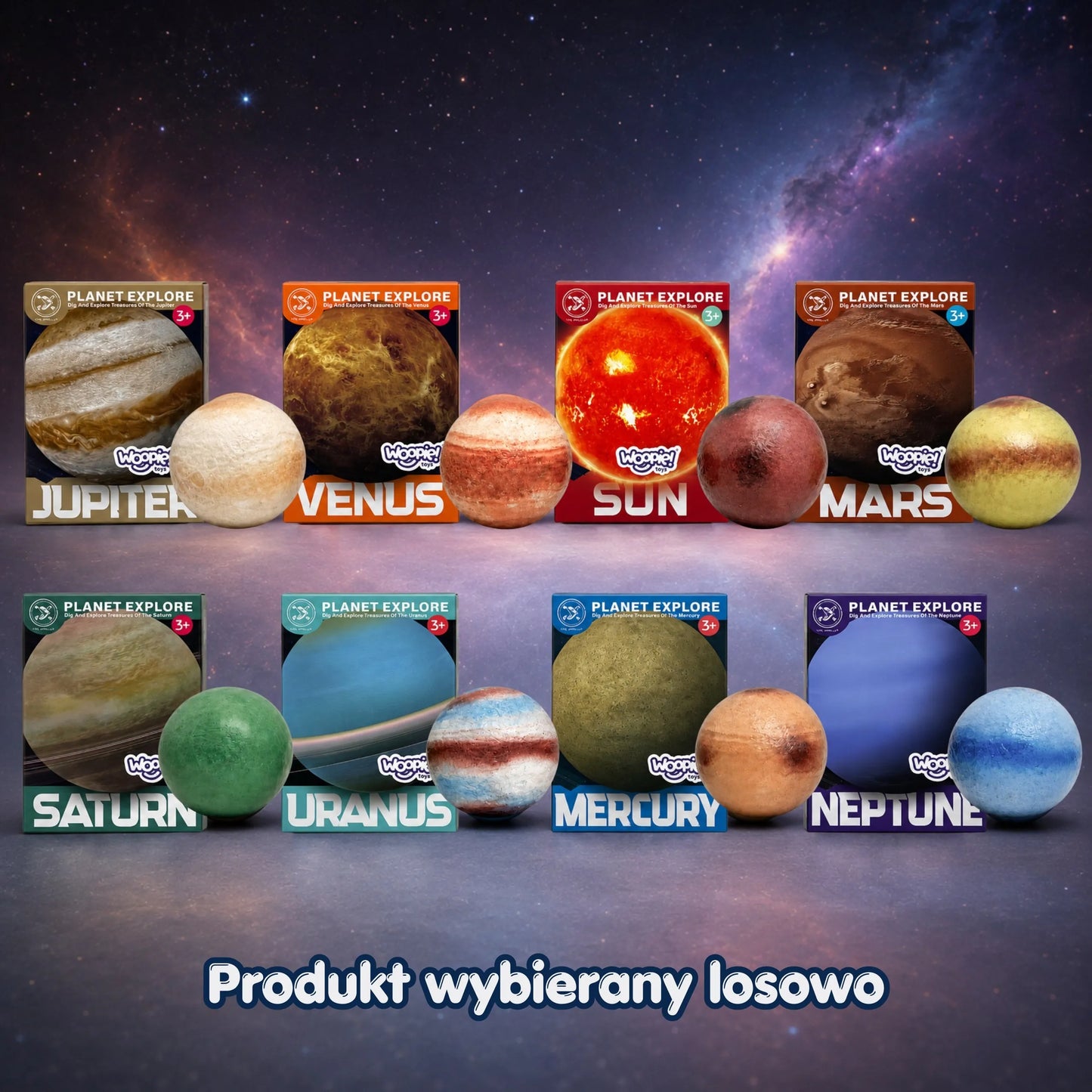 Woopie edukacinis archeologijos rinkinys „Kosminių mineralų kasykla“ (6+)