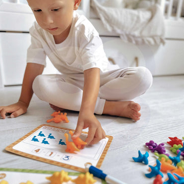 Woopie edukacinis rinkinys „Gyvūnai“ – skaičiavimas, spalvos