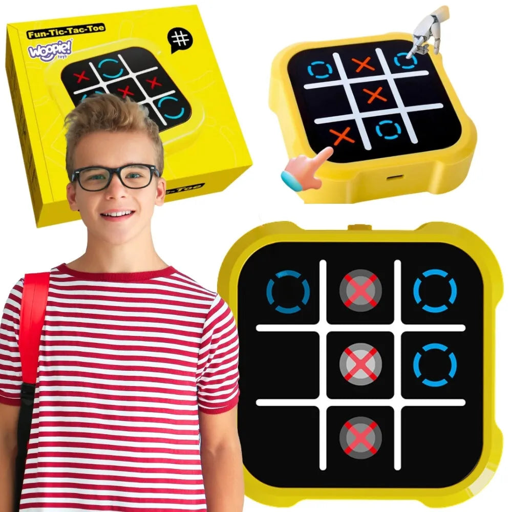 Woopie elektroninis „Kryžiukai–nuliukai“ – su AI režimu ir „Infinite Tic-Tac-Toe“