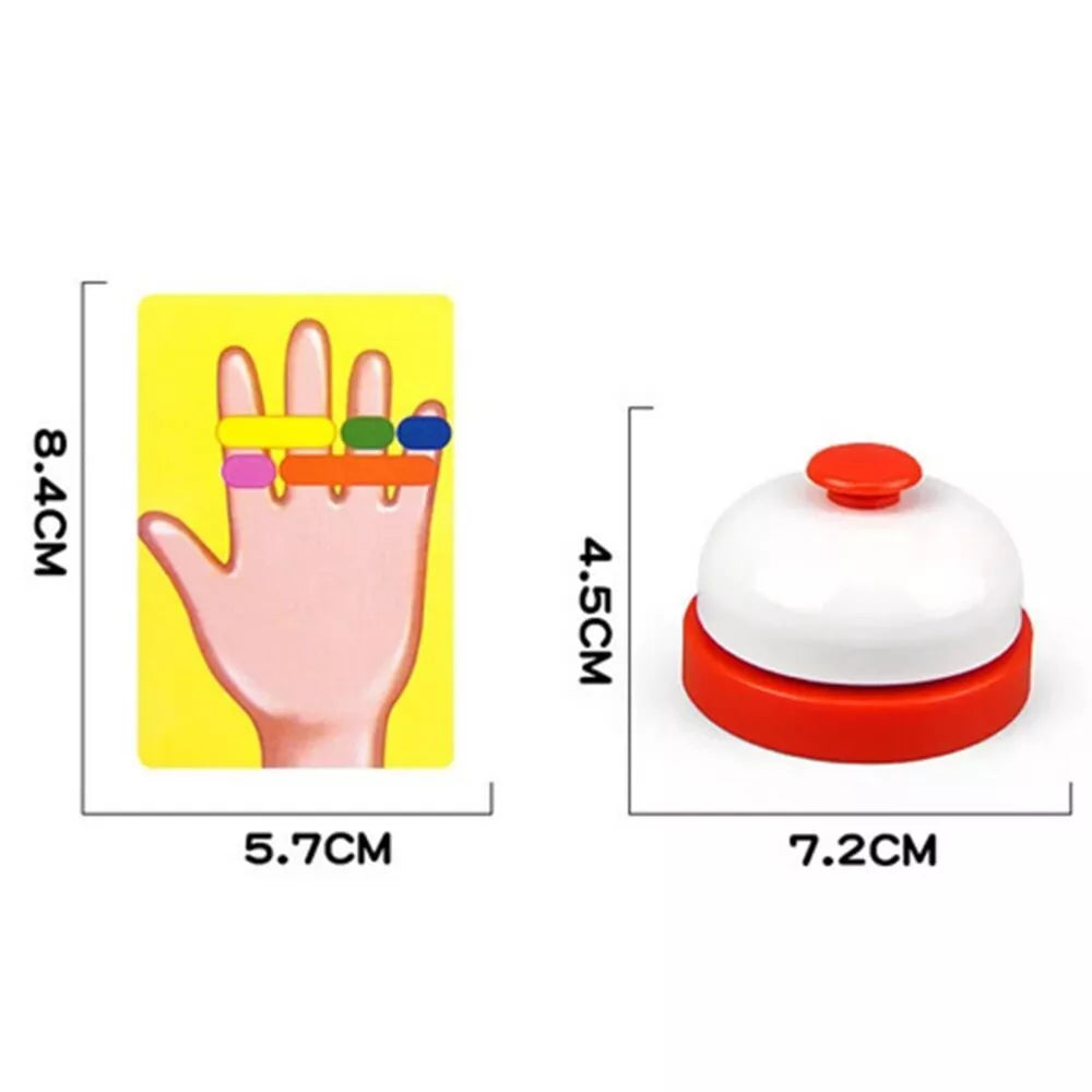 WOOPIE įgūdžių žaidimas FINGER GAMES Spalvingi trintukai 4+