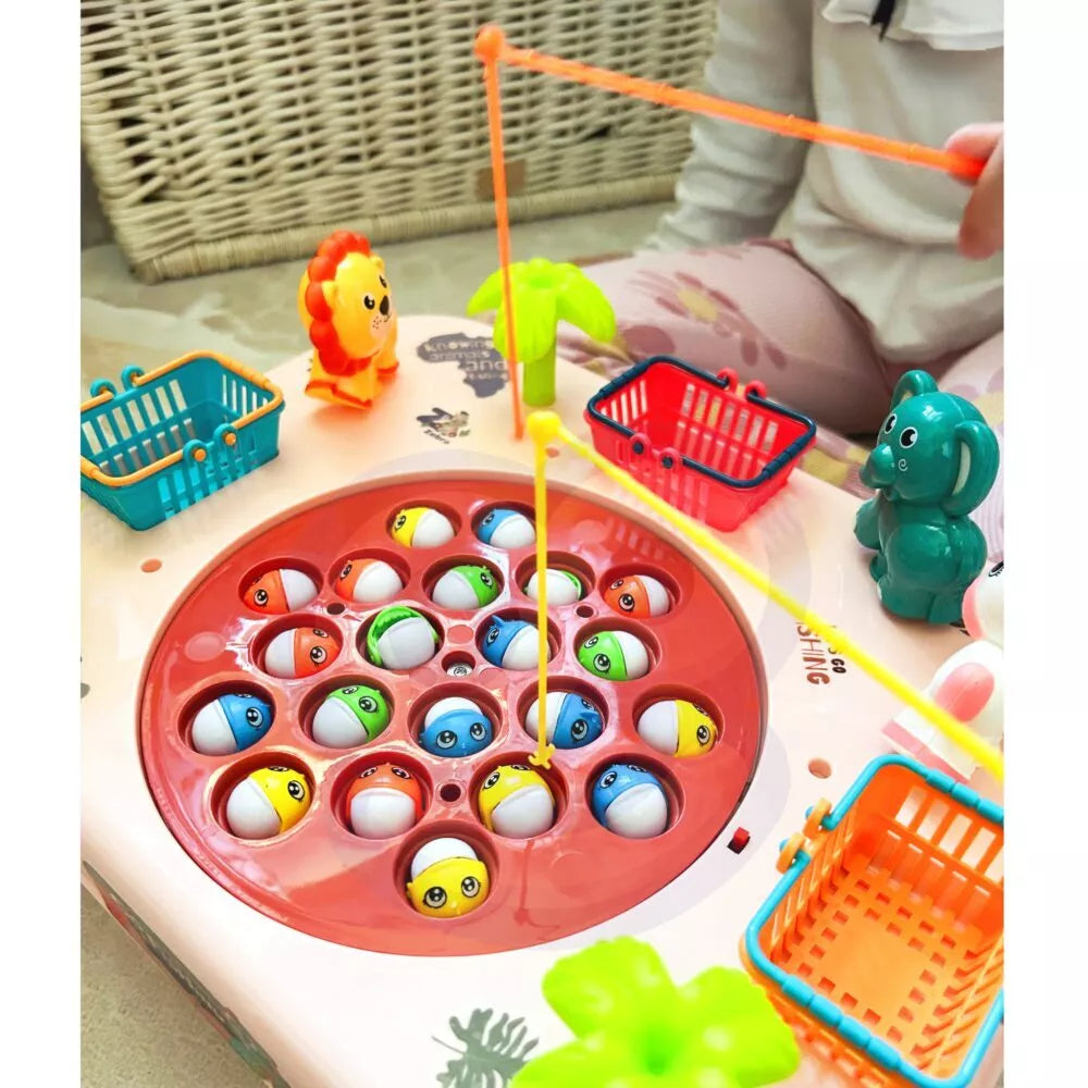 WOOPIE žvejybos žaidimų automatų interaktyvus stalas rožinis