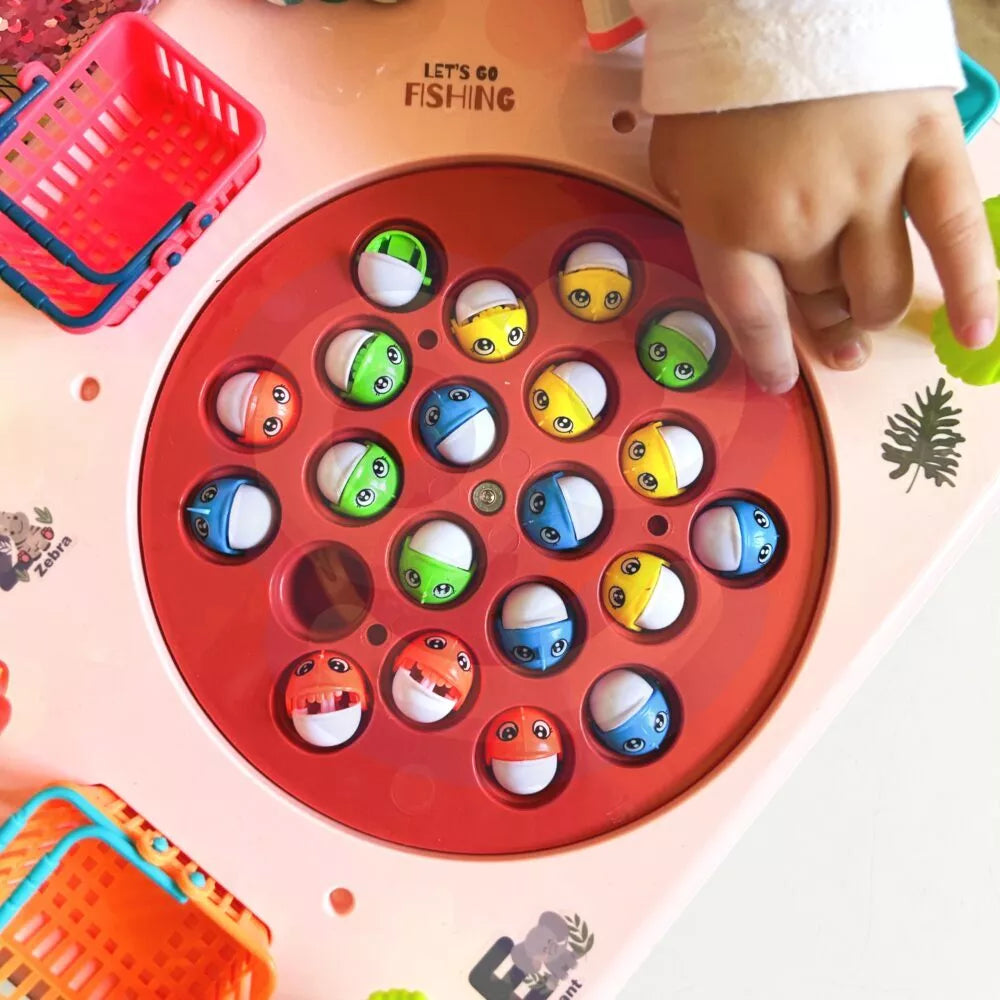 WOOPIE žvejybos žaidimų automatų interaktyvus stalas rožinis