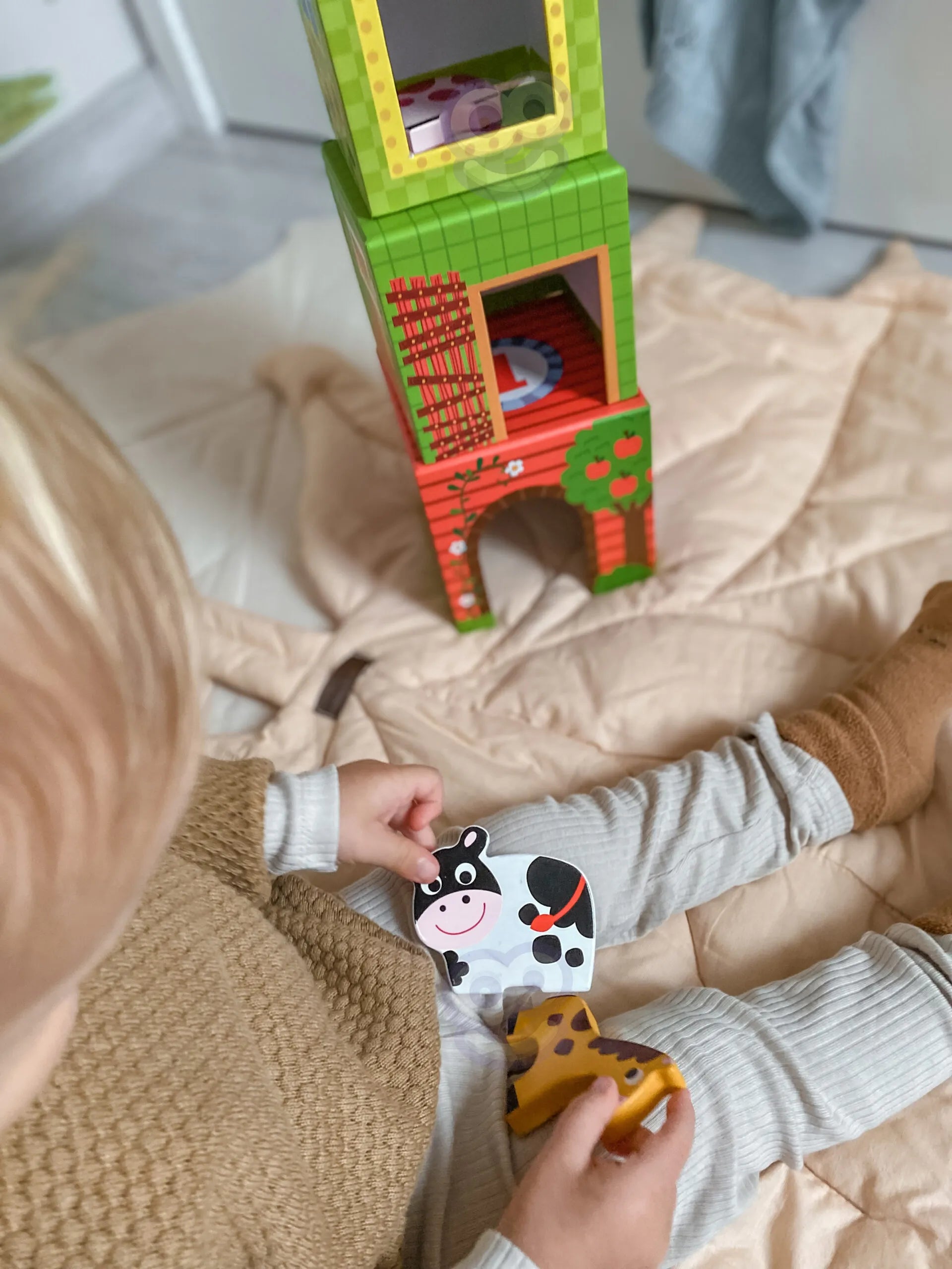 Woopie GREEN edukacinė dėlionė „Ferma pilna staigmenų“