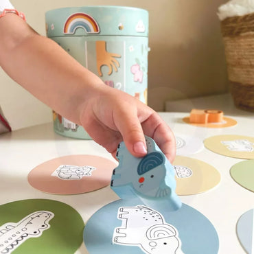 WOOPIE GREEN Touch & Match paslapčių dėžutė FSC