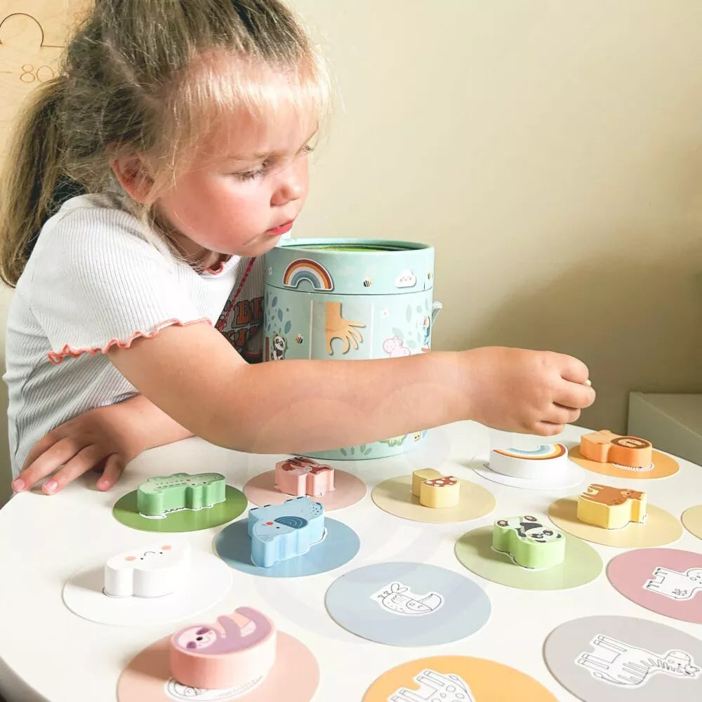 WOOPIE GREEN Touch & Match paslapčių dėžutė FSC