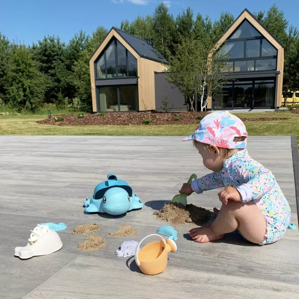 Smėlio ir vonios rinkinys 2in1 – Vėžliukai mėlyni