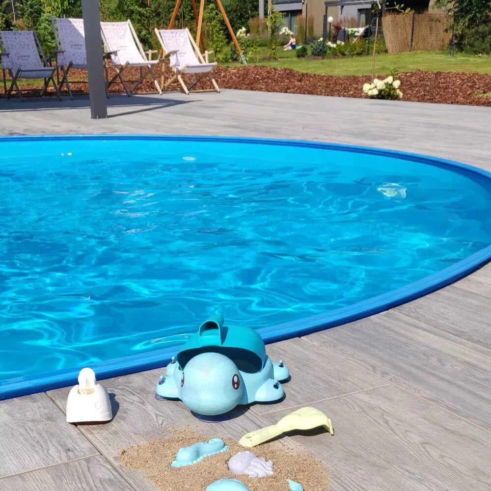 Smėlio ir vonios rinkinys 2in1 – Vėžliukai mėlyni