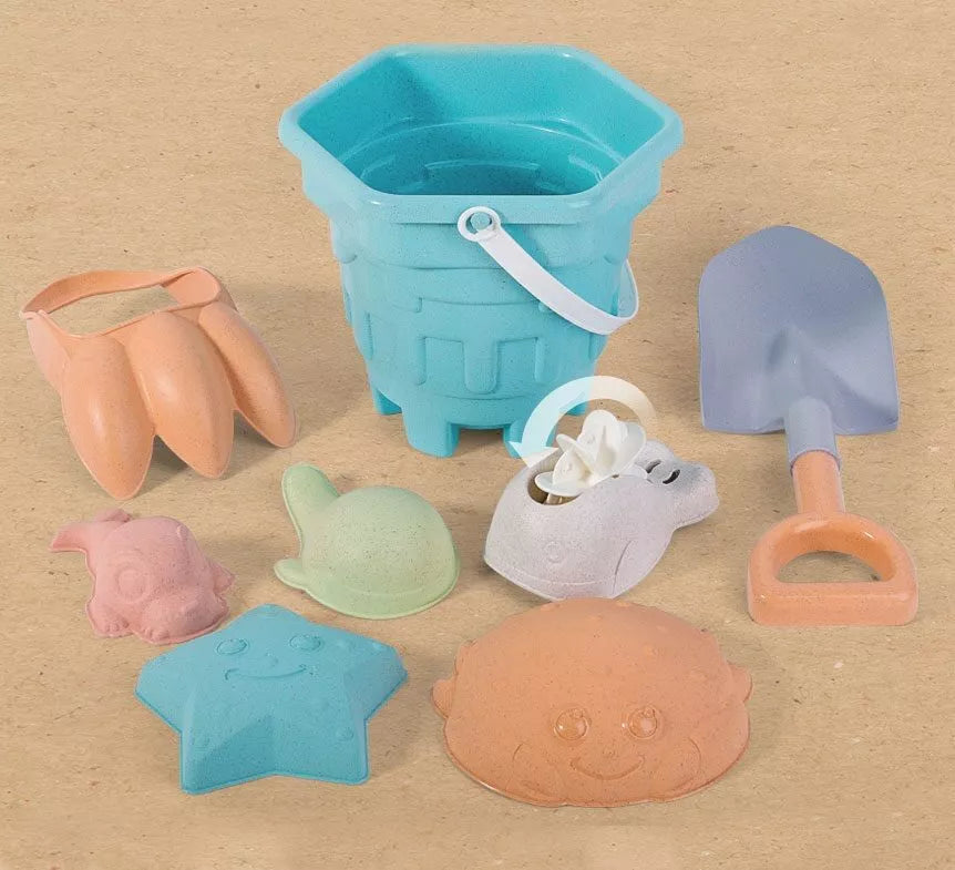 Smėlio įrankių ir kibirų rinkinys